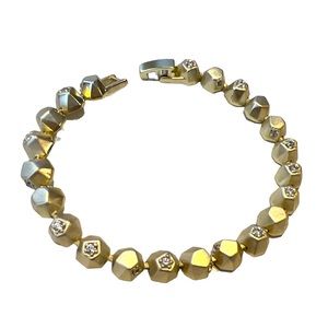 Kendra Scott gold nugget bracelet